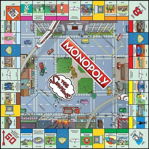 Juego De Mesa Monopoly Los Simpsons Toyco