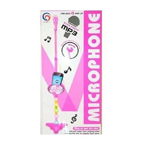 Micrófono Infantil Mp3 Rosa Jack Royal