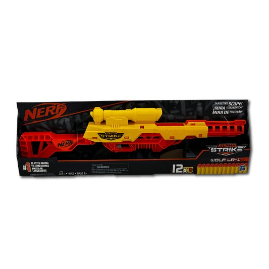 Pistola Hasbro Nerf Alphastrike Wolf 12 Dardos