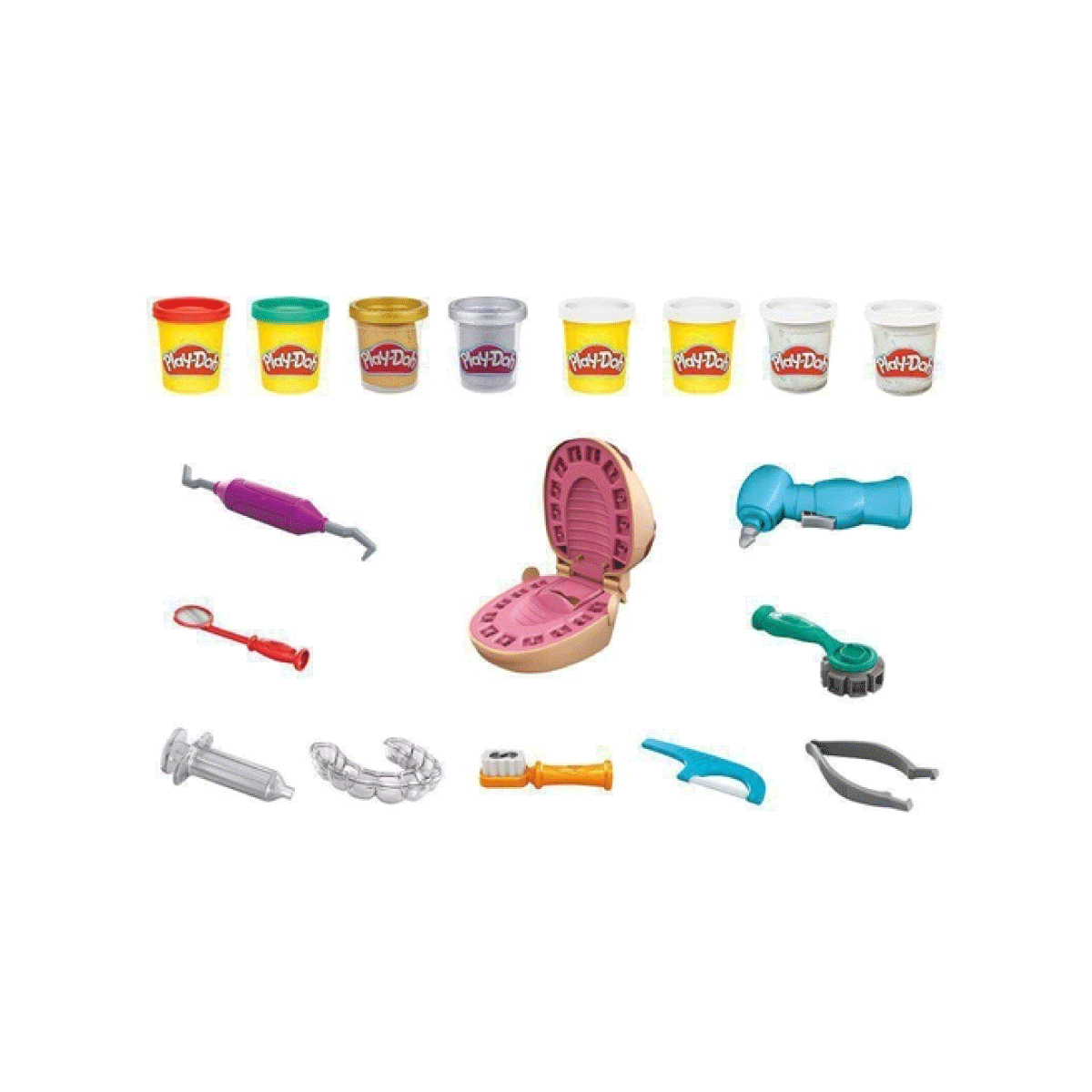 Juego de dentista play doh on sale