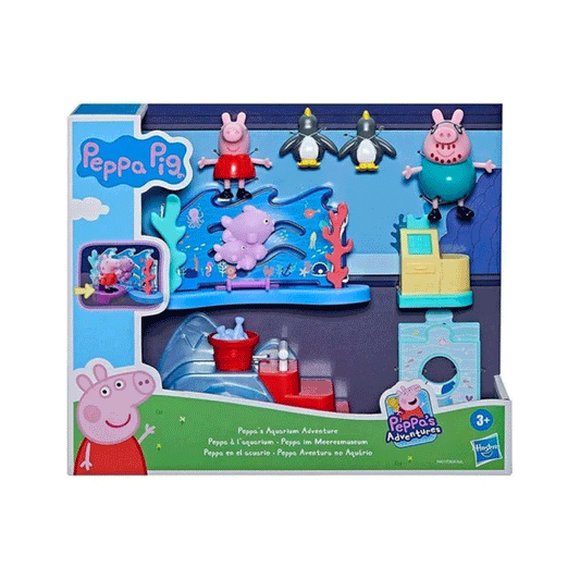 Peppa Pig Playset Aventuras En El Acuario Hasbro