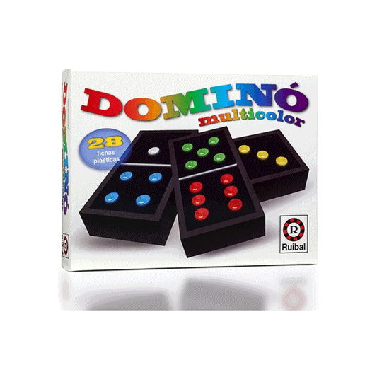 Juego de Mesa Dominó Multicolor Ruibal