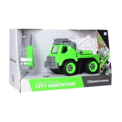 Camion Volquete P/armar Y Desarmar Sonido Diy