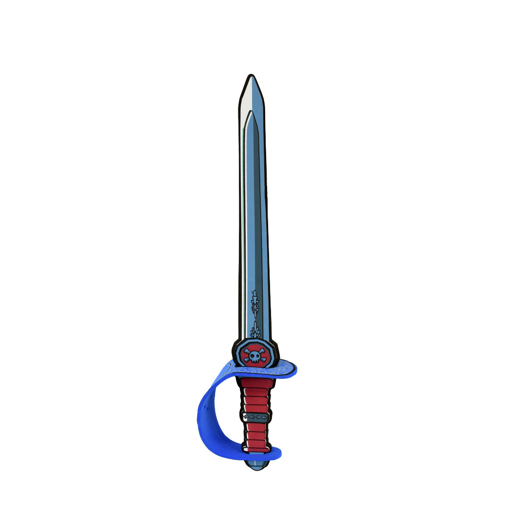 Espada Foam Weapons Pirata Con Protección Azul