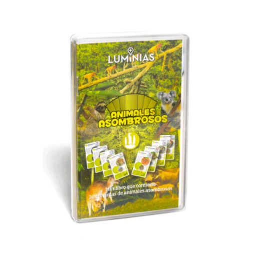Animales Asombrosos - Juego de Cartas Enciclopédico Luminias