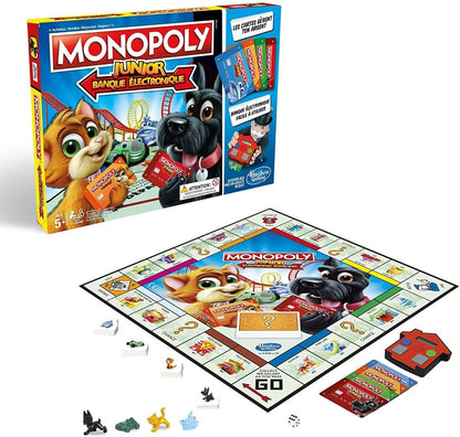 Juego de Mesa Monopoly Junior Banco Electrónico Hasbro