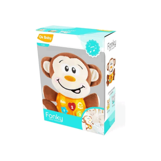 Peluche Musical Fonky Safari Ok Baby Luz Sonido
