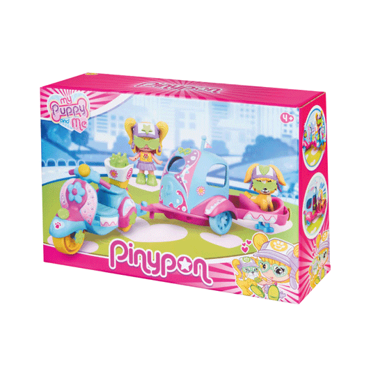 Pinypon Moto con carrito y Accesorios 