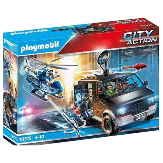 Playmobil City Action Policía y Helicóptero