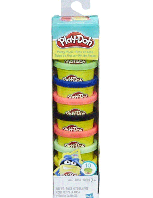 Juego De Masa Mini Potes x 10 En Tubo Play Doh