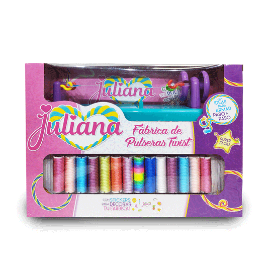 Fabrica De Pulseras Twist Con Stickers Juliana