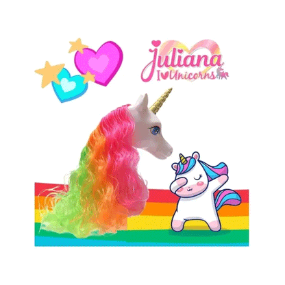 I Love Unicornio Juliana Unicornio Para Peinar Peluquería