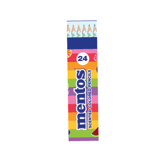 Lápices De Colores Perfumados Pack X24 Mentos