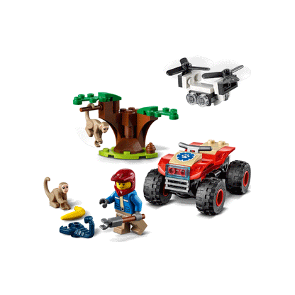 Wildlife rescue ATV Lego