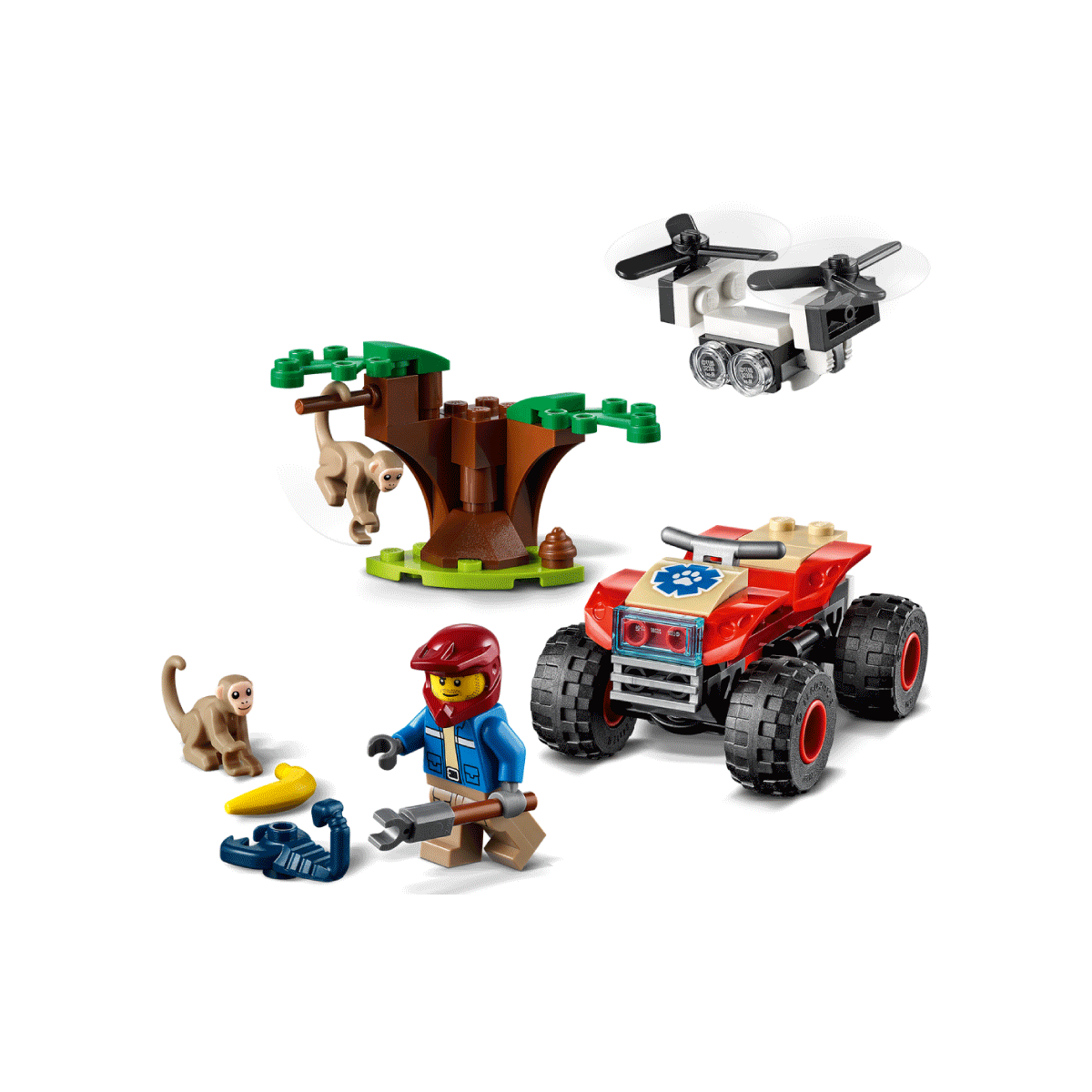 Wildlife rescue ATV Lego