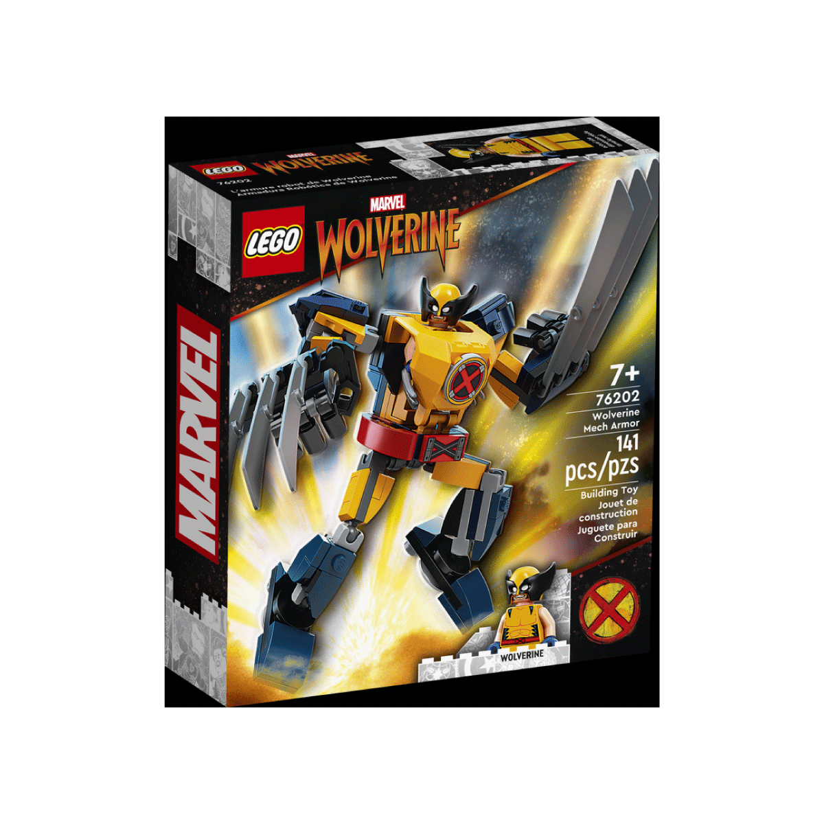 Marvel Wolverine Mech Armor  Lego 141 piezas