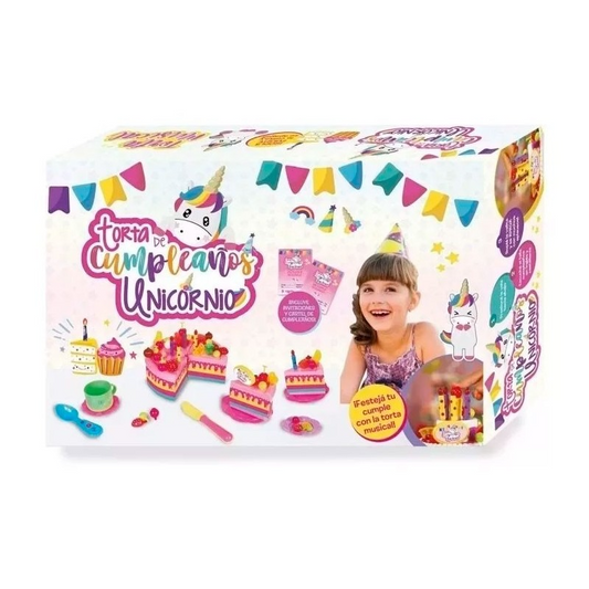 Torta De Cumpleaños Unicornio Grande